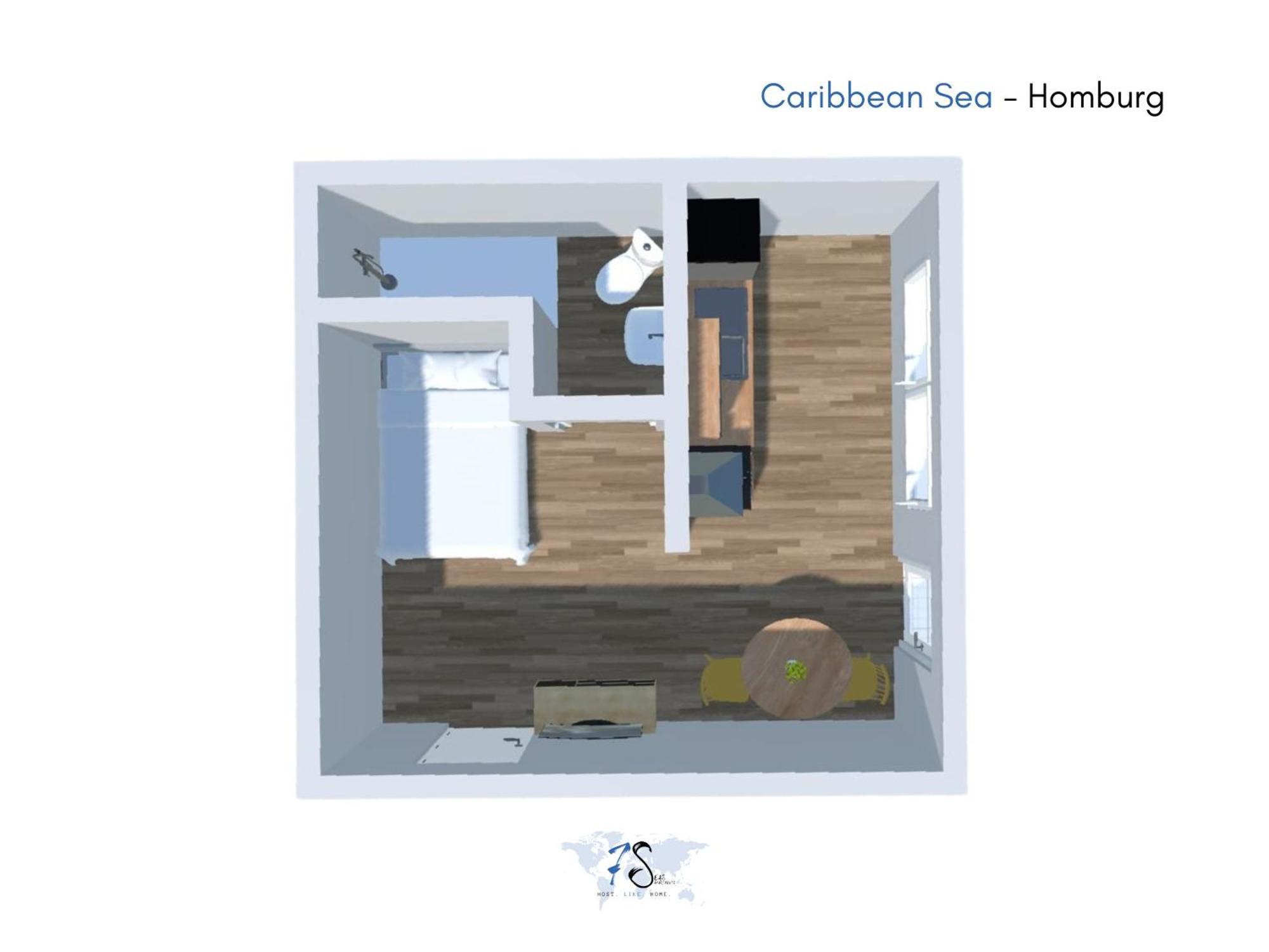 7Seas Boutique Aparthotel Homburg - Stilvoll, Digital & Ideal Fuer Familie & Business Værelse billede
