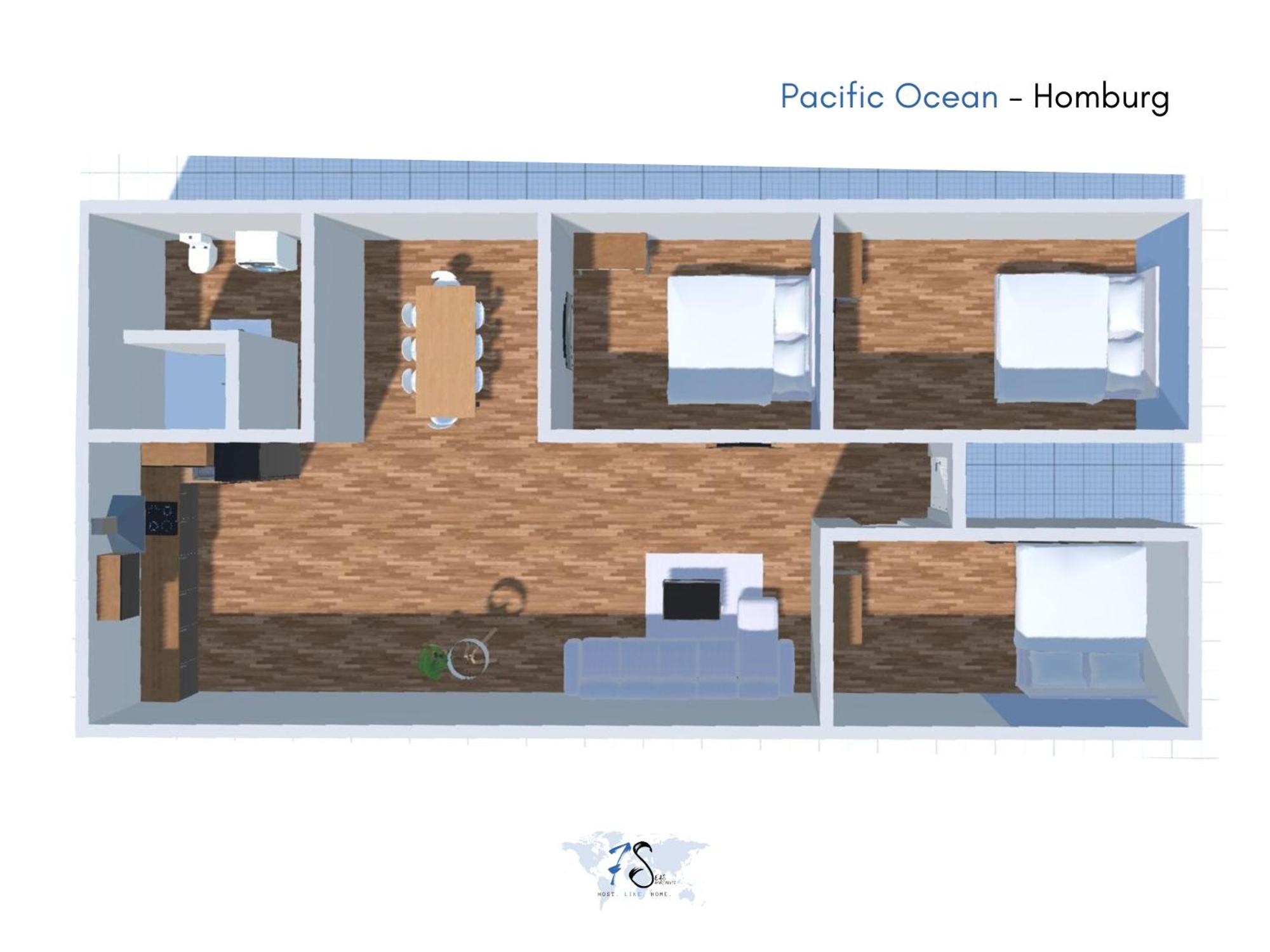 7Seas Boutique Aparthotel Homburg - Stilvoll, Digital & Ideal Fuer Familie & Business Værelse billede