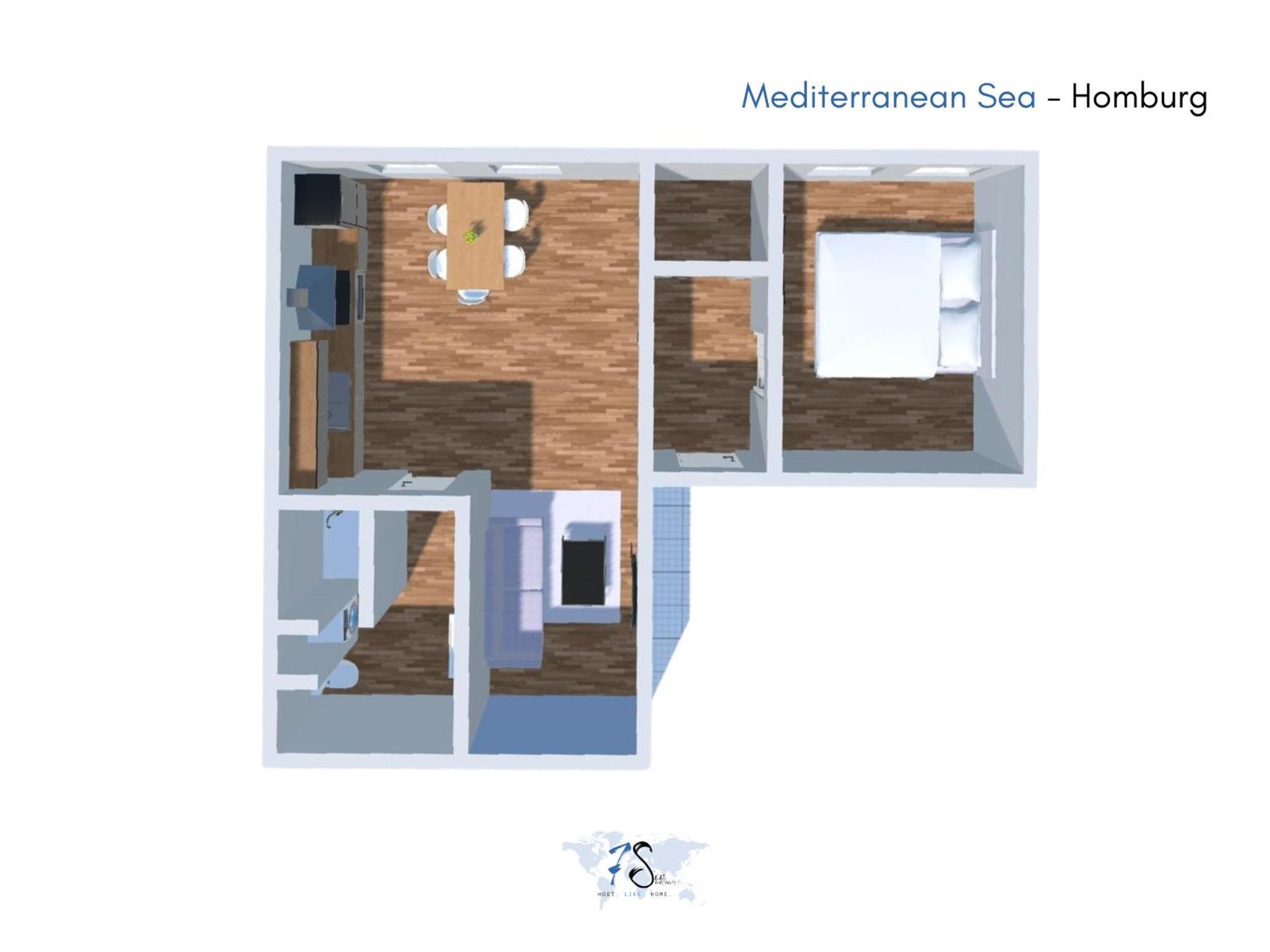 7Seas Boutique Aparthotel Homburg - Stilvoll, Digital & Ideal Fuer Familie & Business Værelse billede